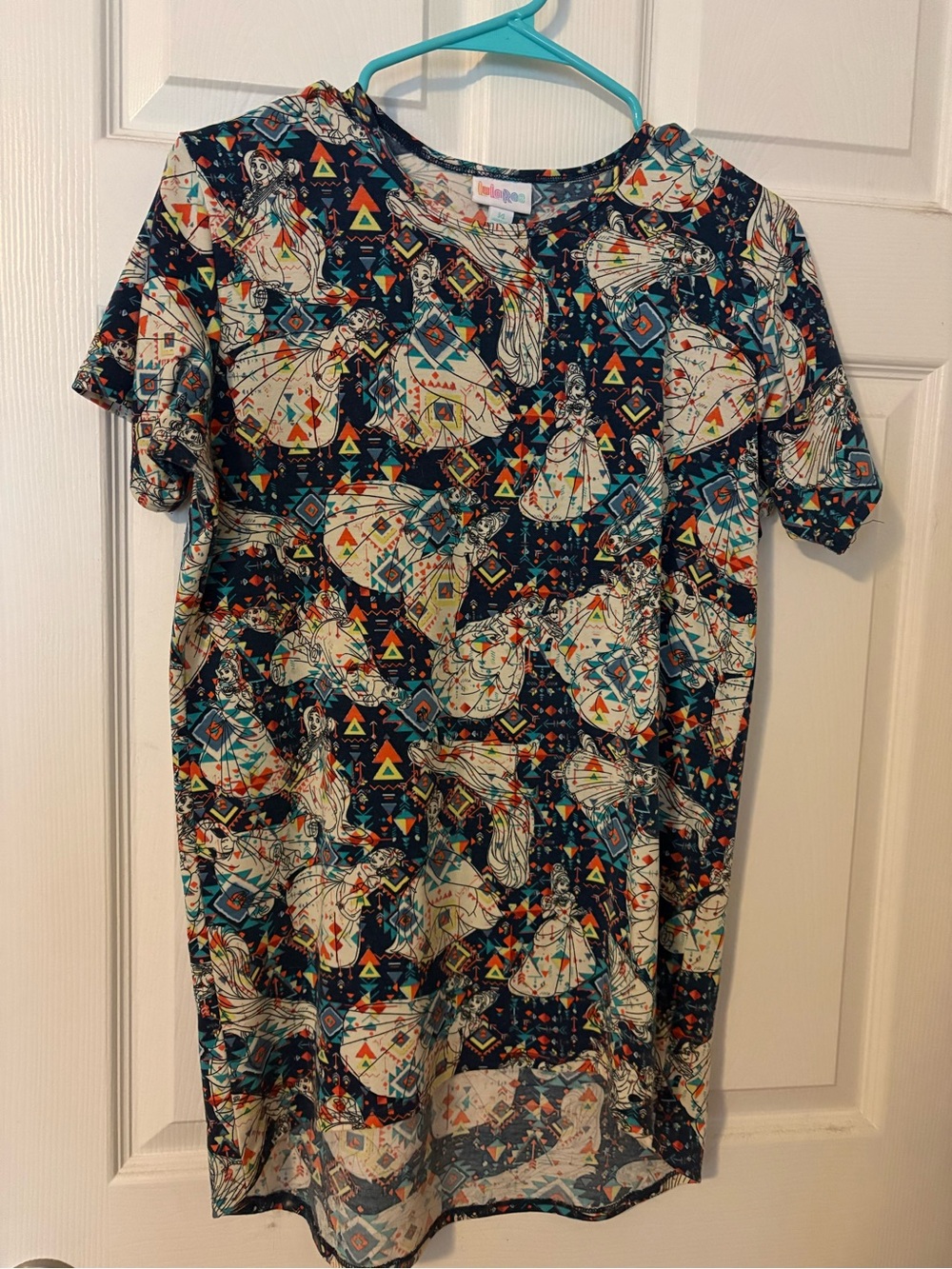 LuLaRoe Disney princess kids Gracie high low shirt